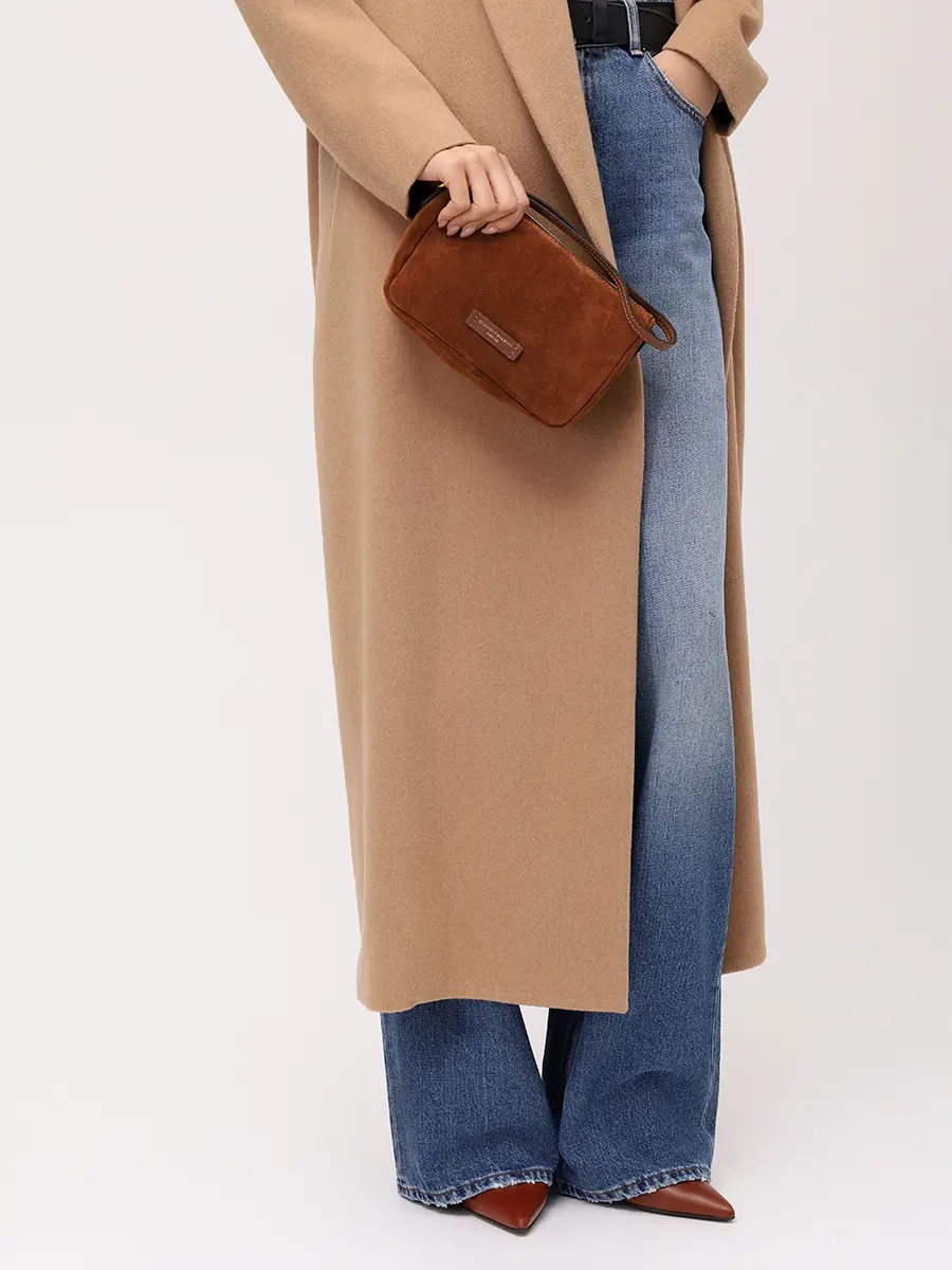 Сумка замшевая