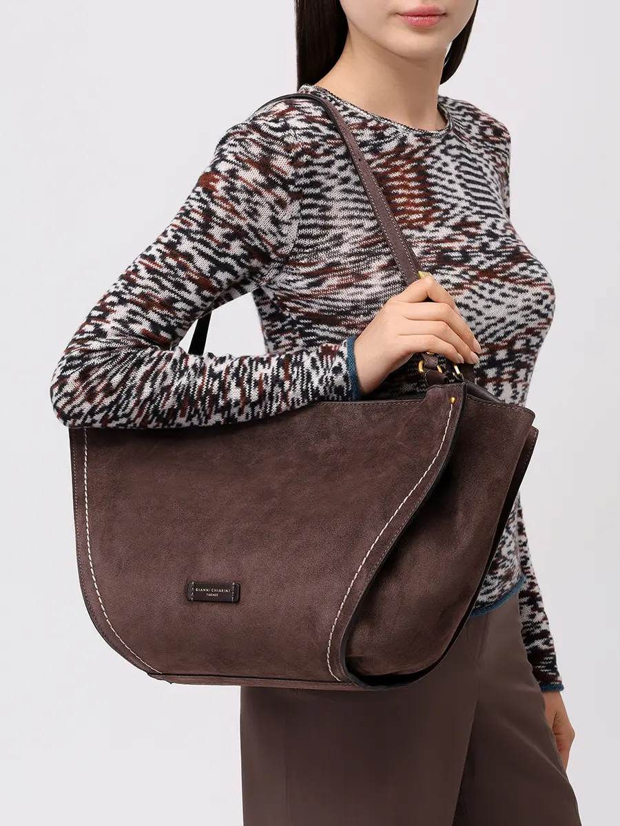 Сумка замшевая