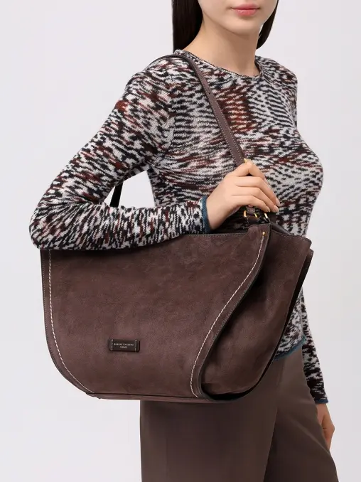 Сумка замшевая GIANNI CHIARINI