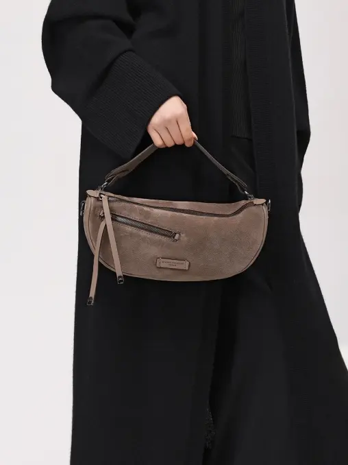 Сумка замшевая GIANNI CHIARINI