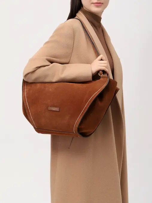 Сумка замшевая GIANNI CHIARINI