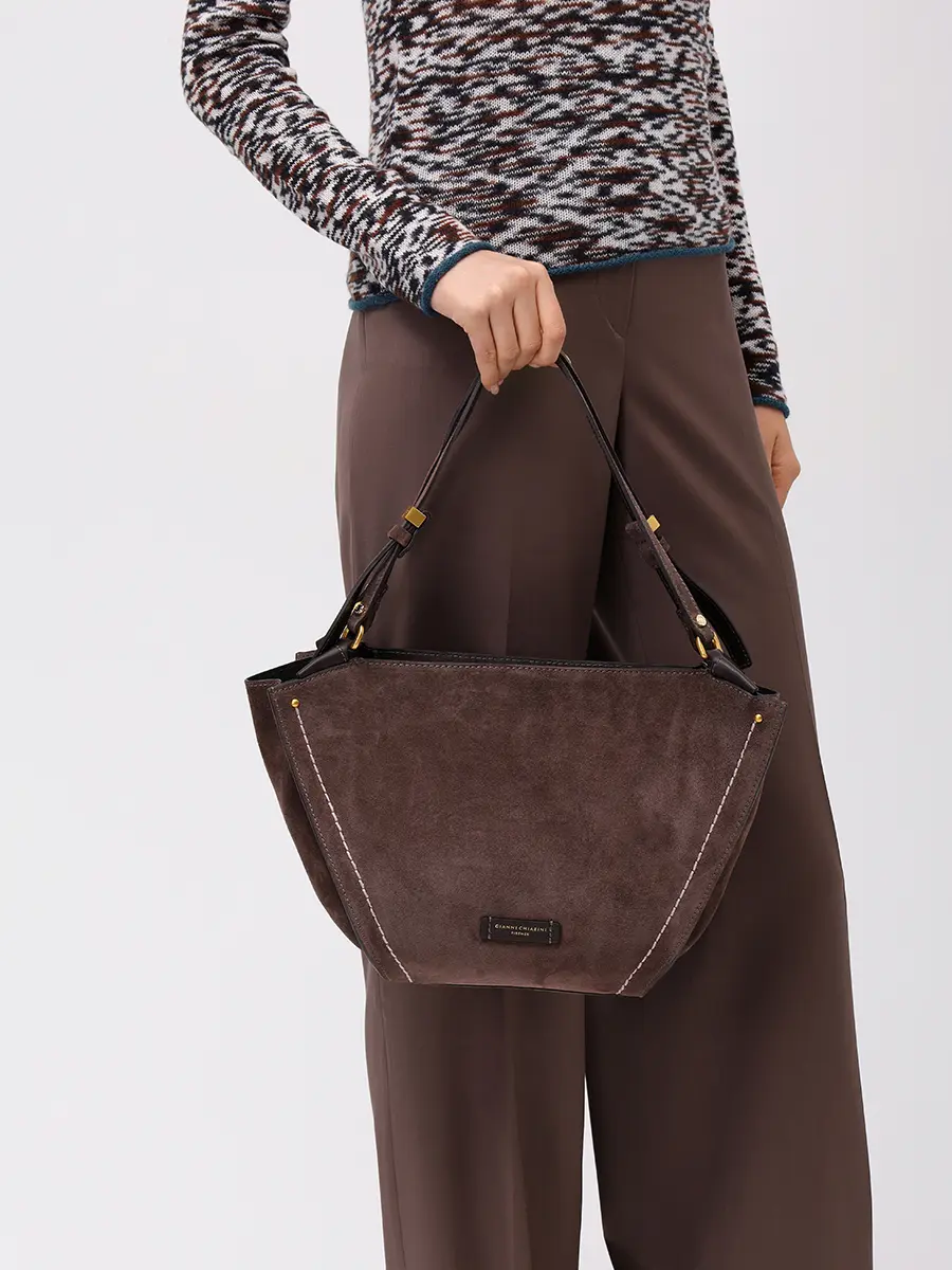 Сумка замшевая