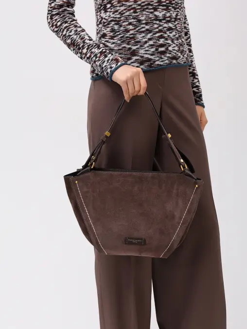 Сумка замшевая GIANNI CHIARINI