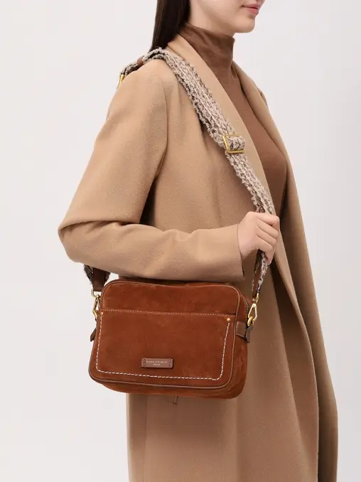 Сумка замшевая GIANNI CHIARINI