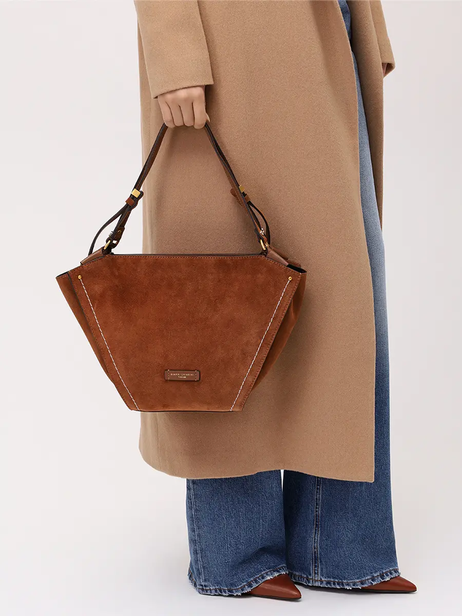 Сумка замшевая