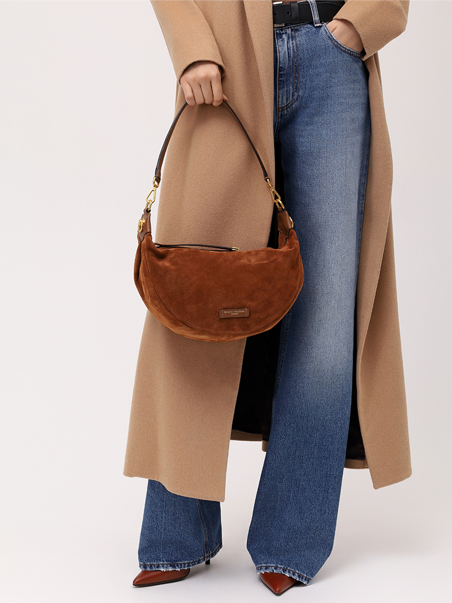 Сумка замшевая