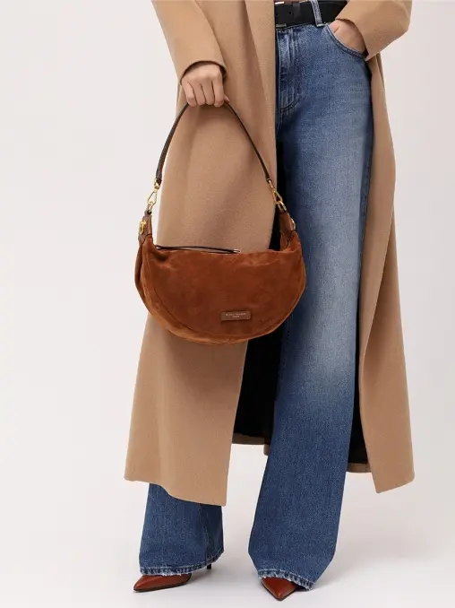 Сумка замшевая GIANNI CHIARINI