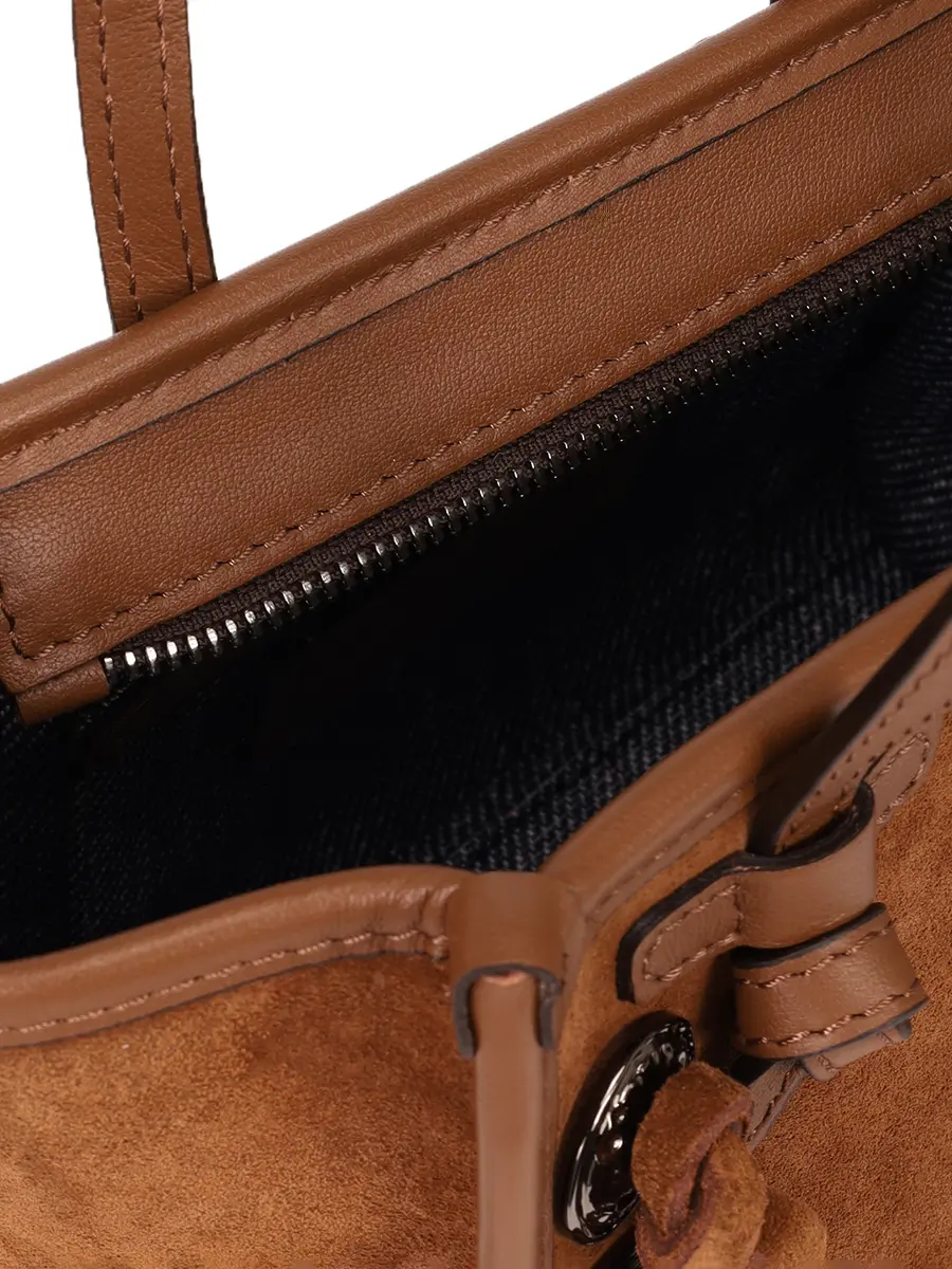 Сумка замшевая