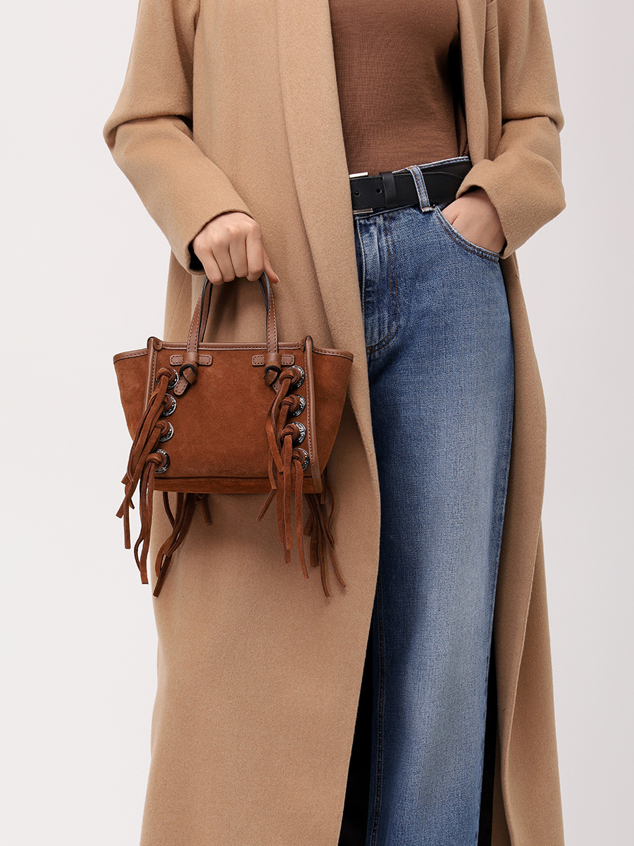 Сумка замшевая