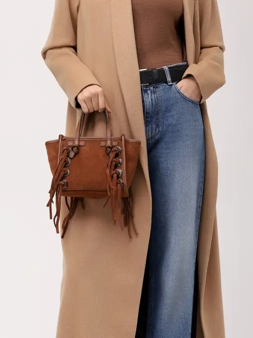 Сумка замшевая GIANNI CHIARINI