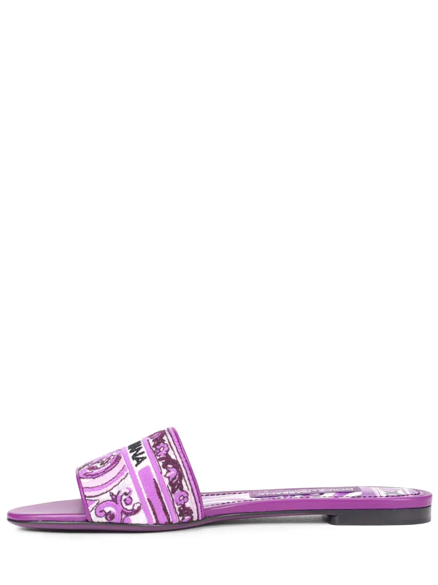 Шлепанцы комбинированные