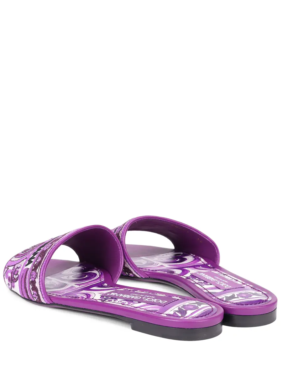 Шлепанцы комбинированные