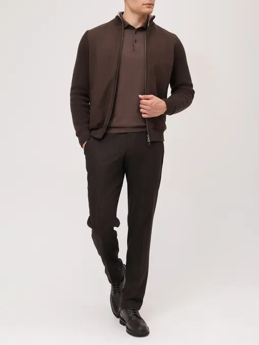 Поло хлопковое FIORONI CASHMERE