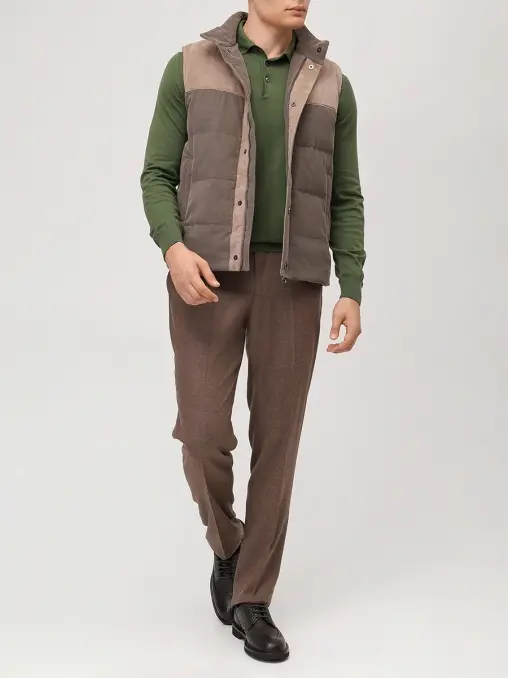 Поло хлопковое FIORONI CASHMERE