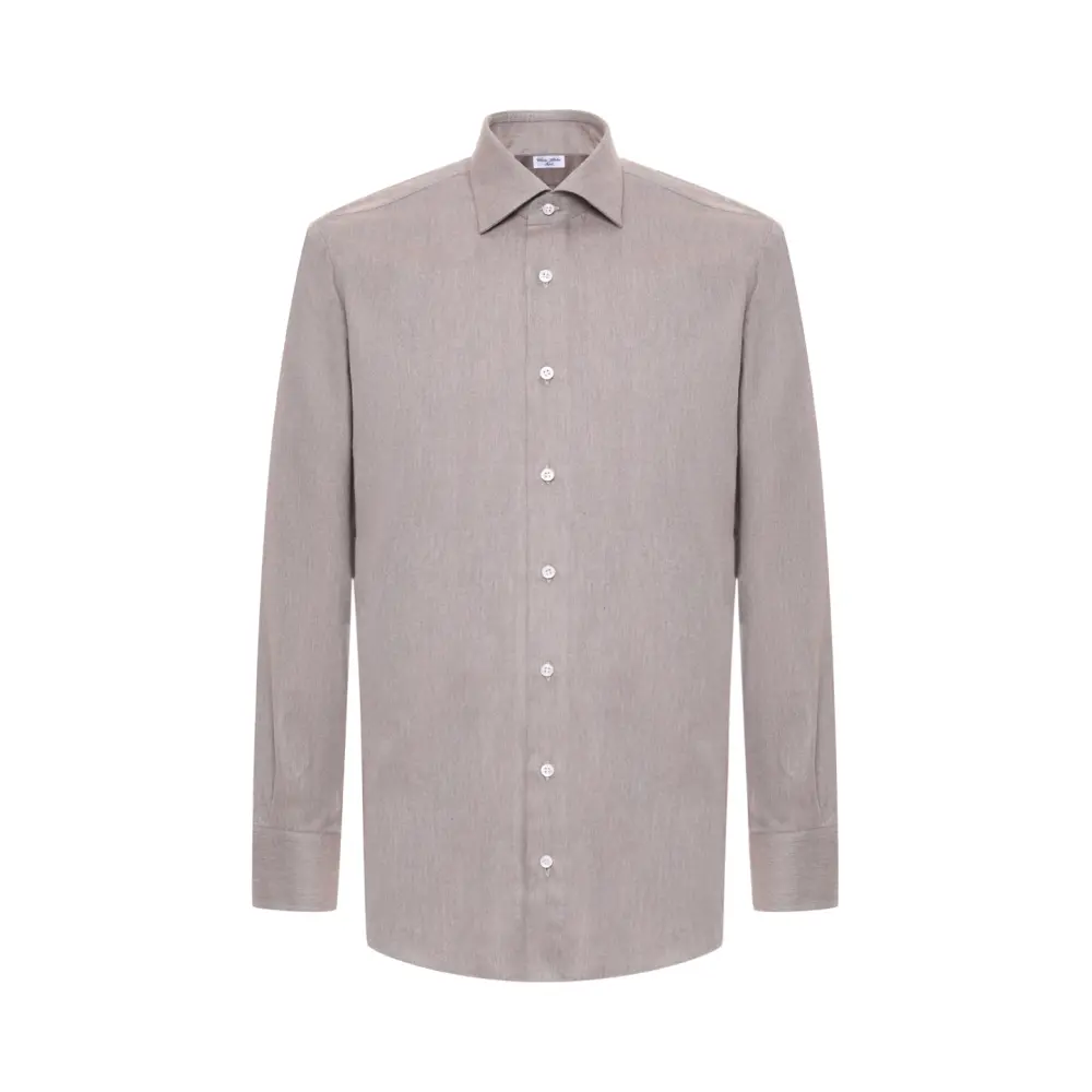Рубашка Regular Fit из лиоцелла и хлопка