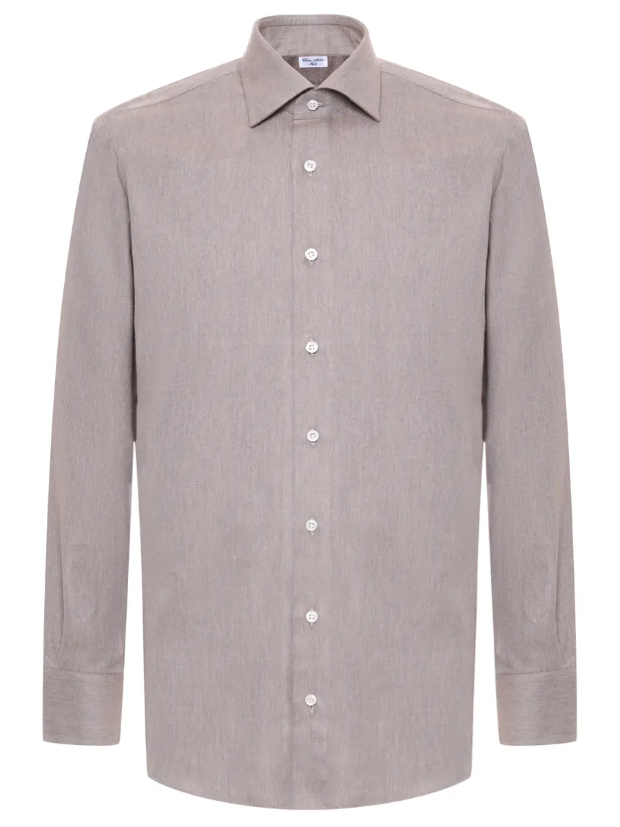 Рубашка Regular Fit из лиоцелла и хлопка