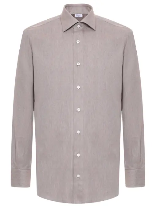 Рубашка Regular Fit из лиоцелла и хлопка CESARE ATTOLINI
