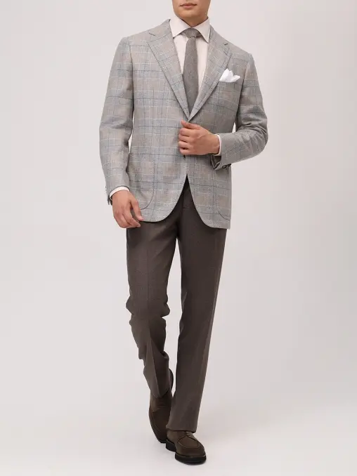 Рубашка Regular Fit из лиоцелла и хлопка CESARE ATTOLINI