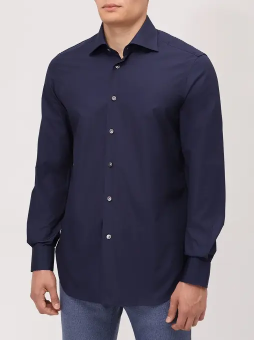 Рубашка Slim Fit хлопковая KITON