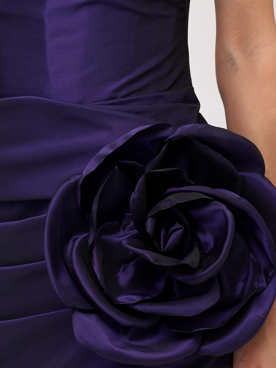 Платье атласное