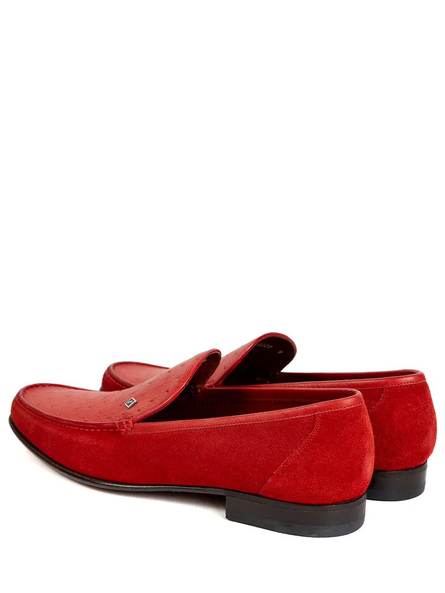 Лоферы замшевые