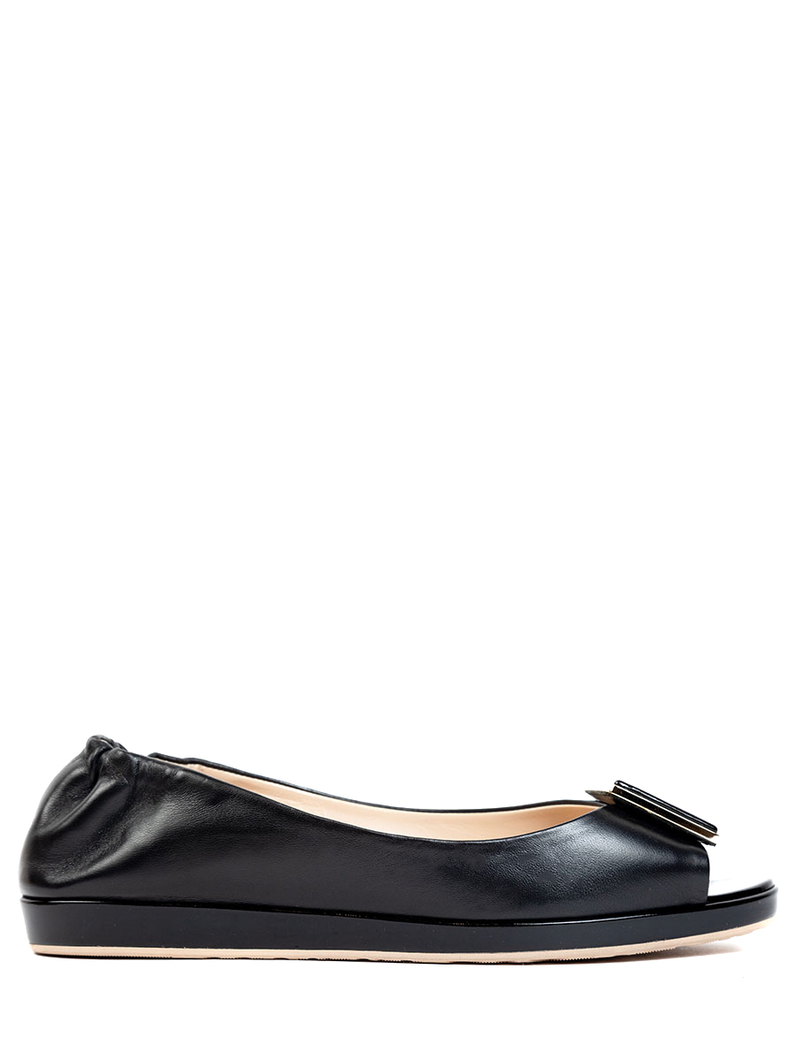 Балетки кожаные