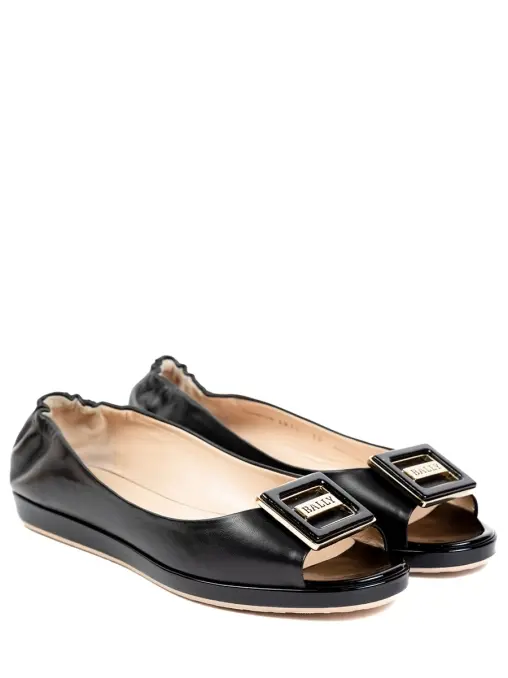 Балетки кожаные BALLY