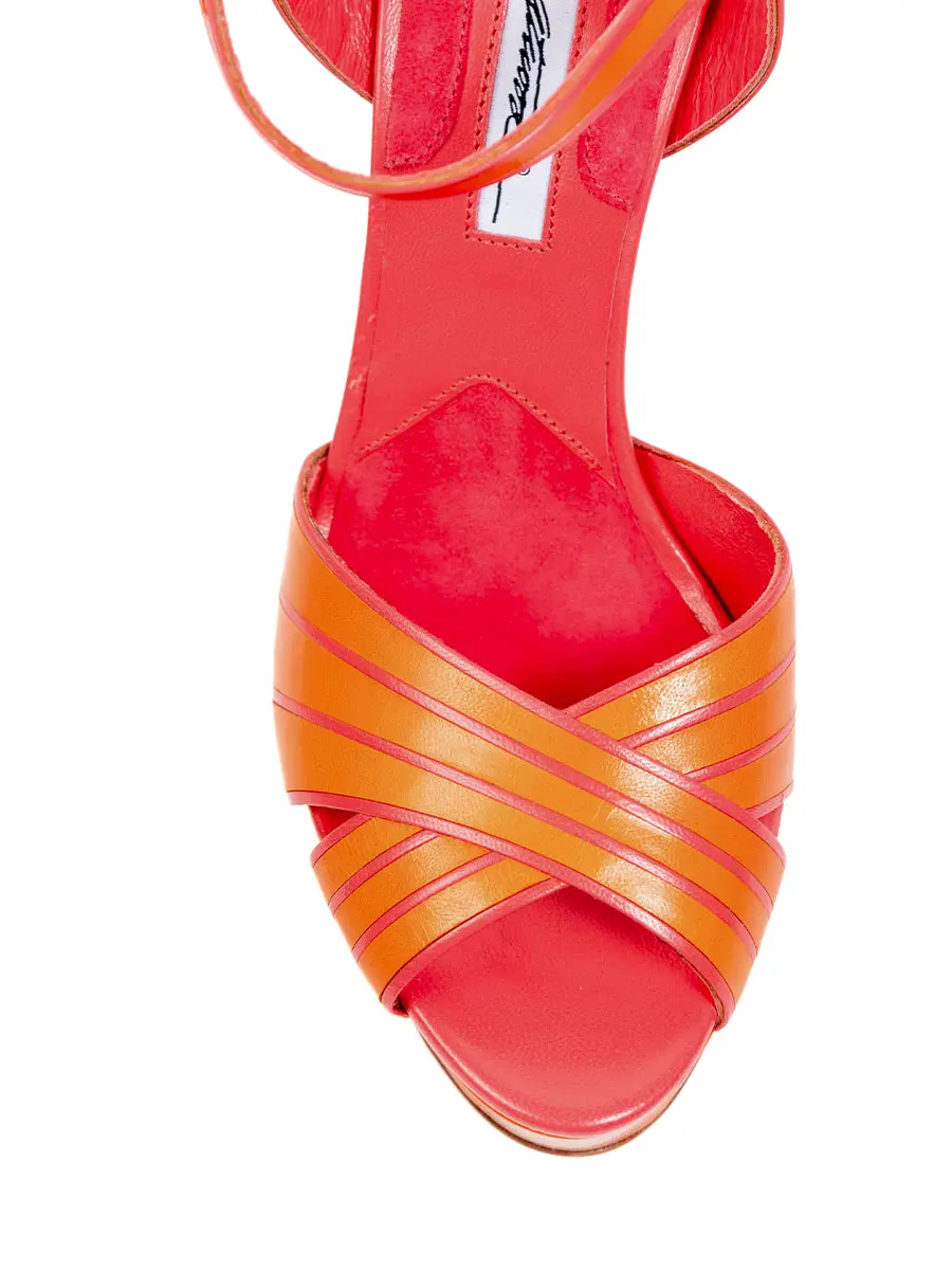 Босоножки кожаные