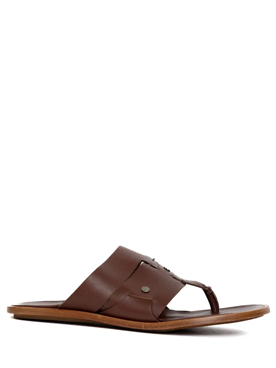 Шлепанцы кожаные