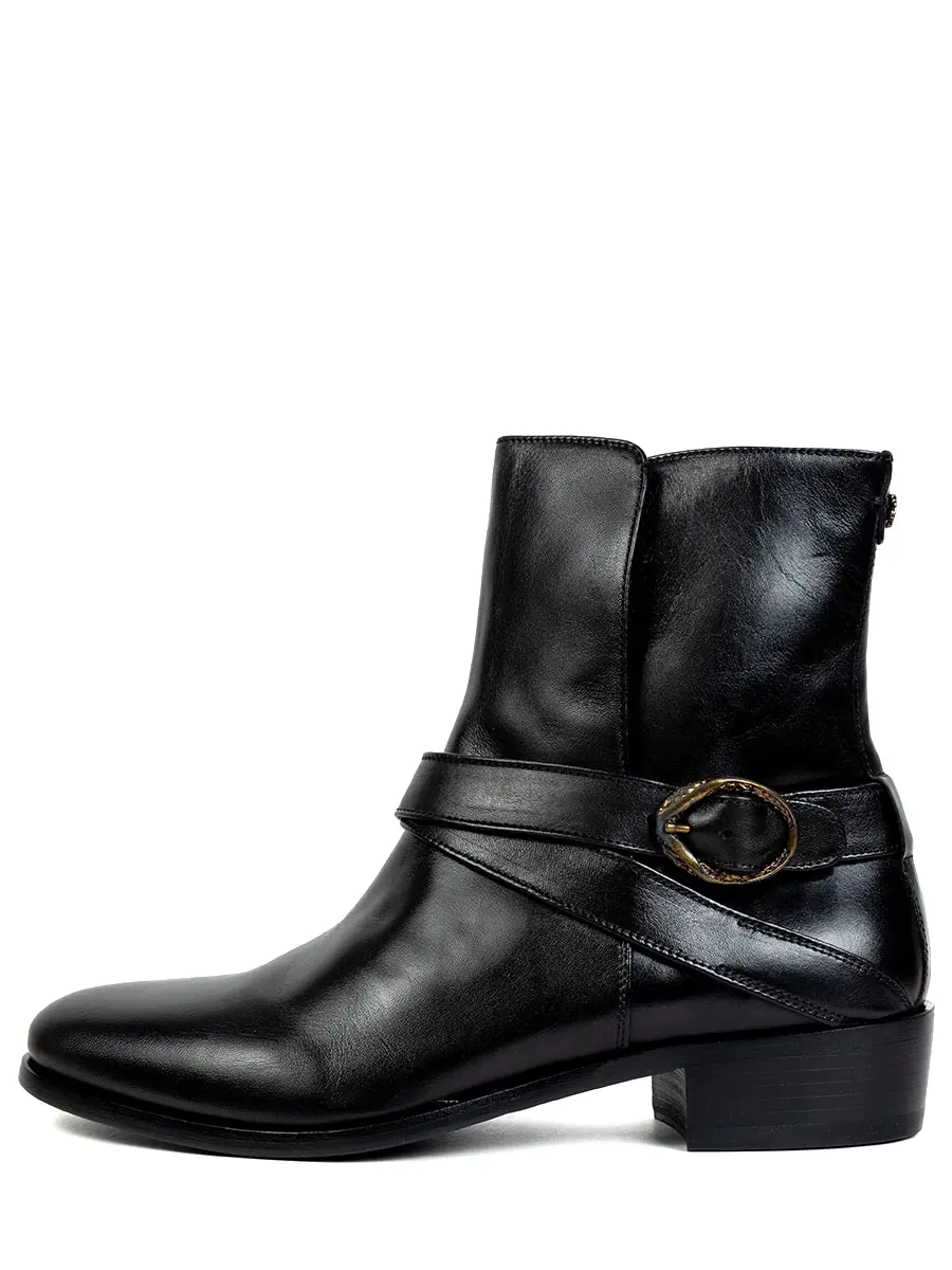 Ботинки кожаные