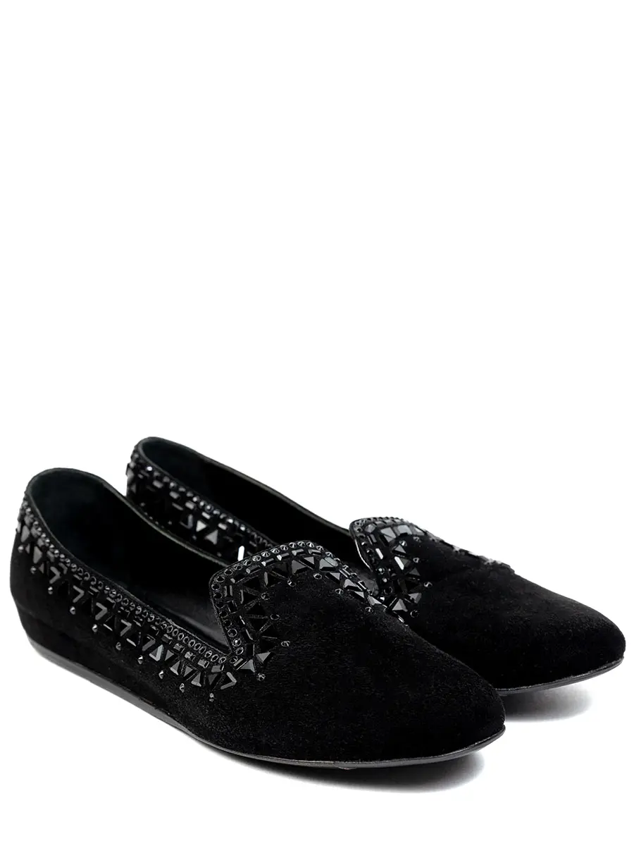 Балетки замшевые