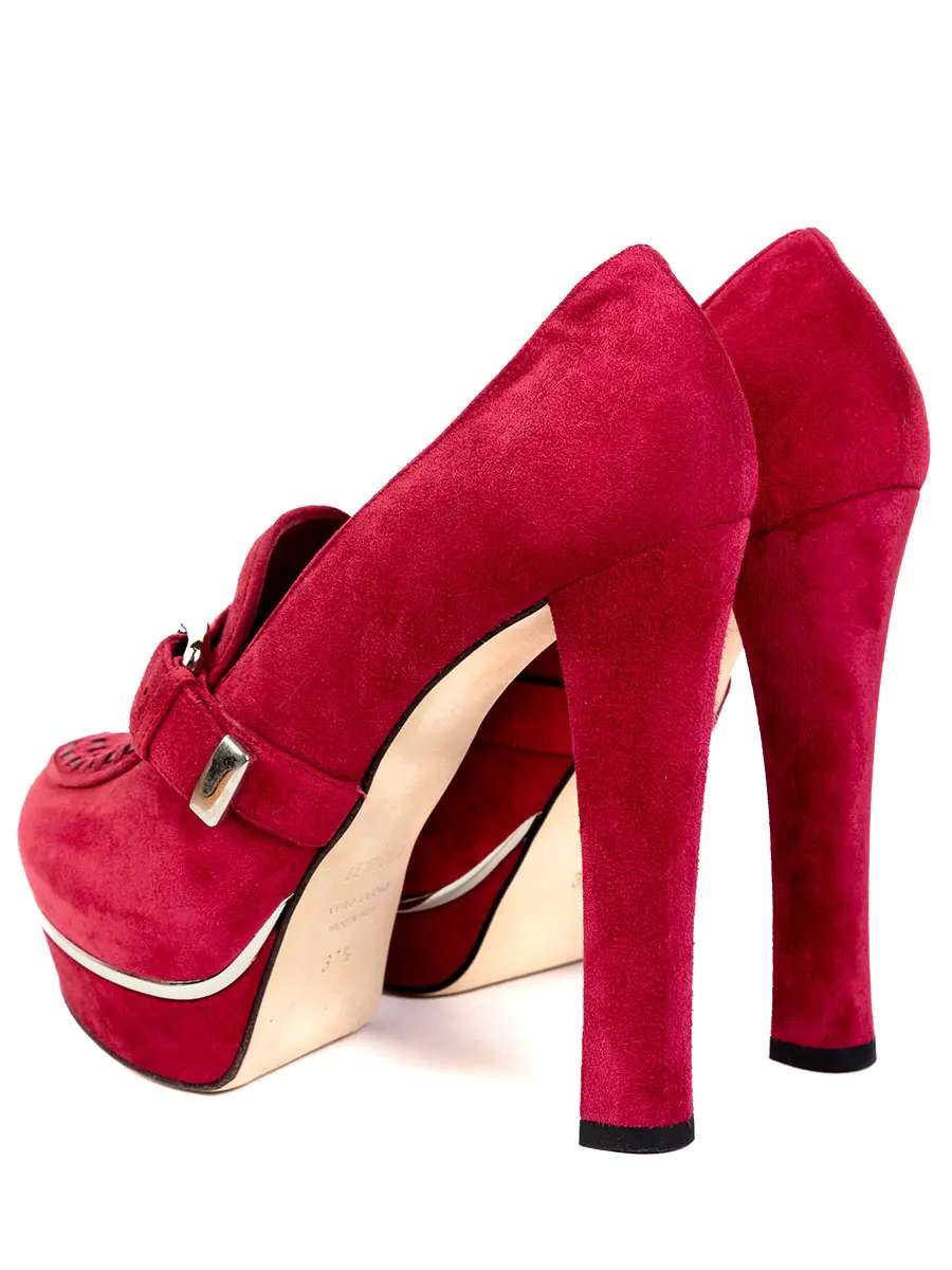 Туфли замшевые