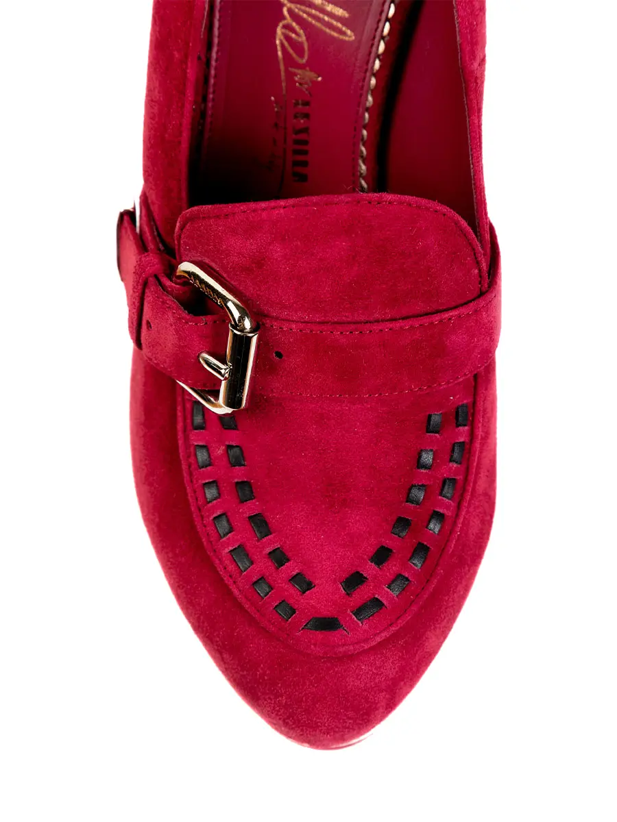 Туфли замшевые