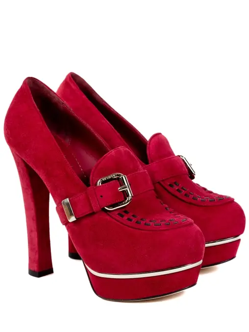 Туфли замшевые LE SILLA