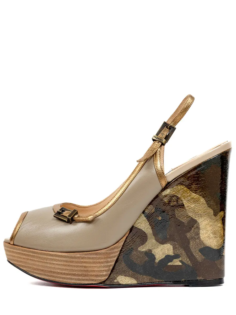 Босоножки кожаные