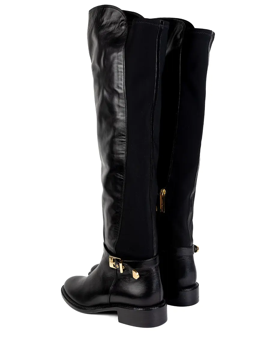 Сапоги кожаные