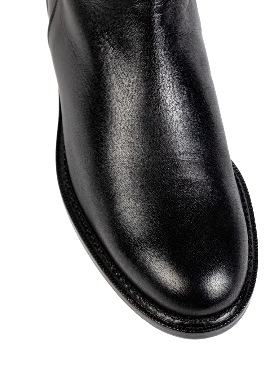 Сапоги кожаные