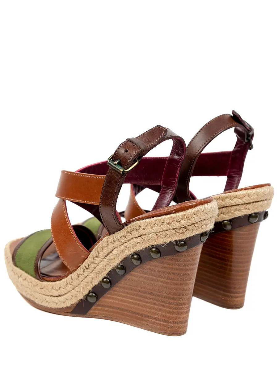 Босоножки комбинированные