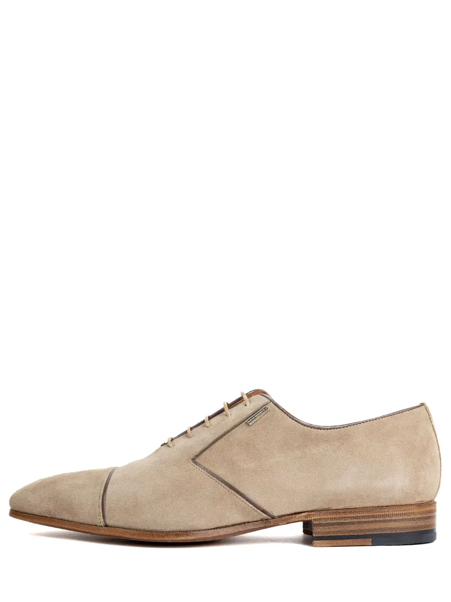 Оксфорды замшевые