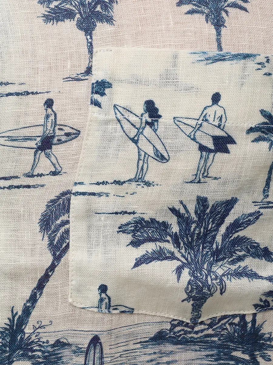 Рубашка Regular Fit льняная