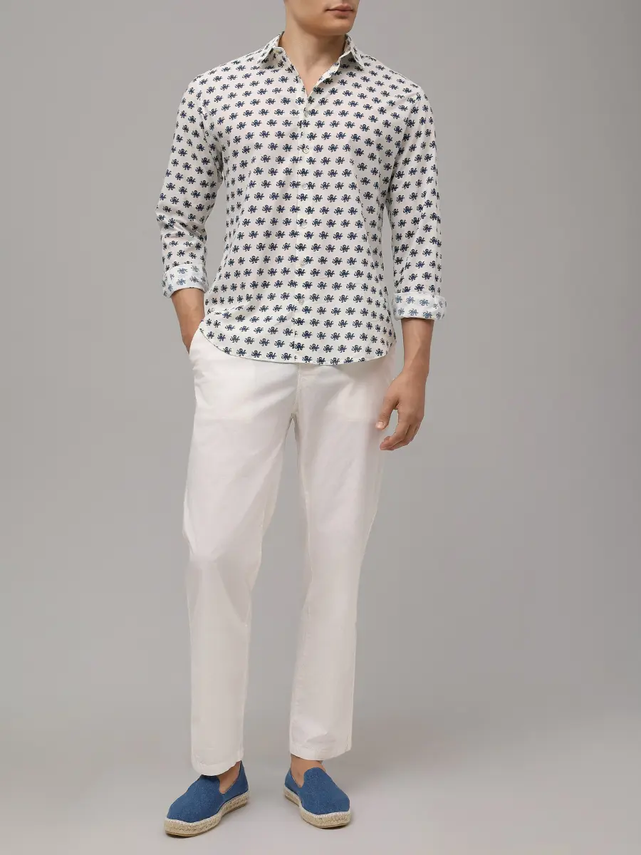 Рубашка Slim Fit хлопковая