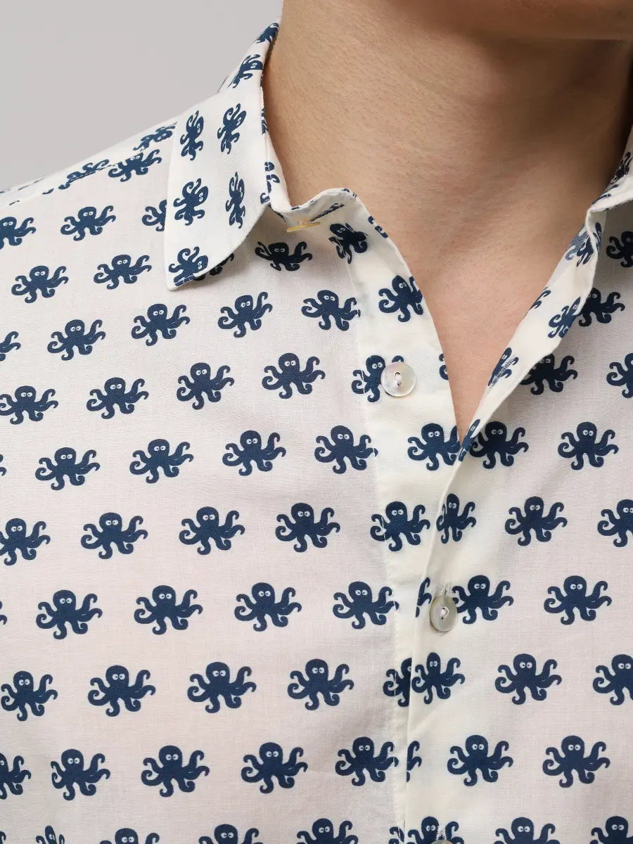 Рубашка Slim Fit хлопковая