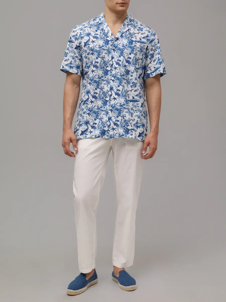 Рубашка Regular Fit хлопковая