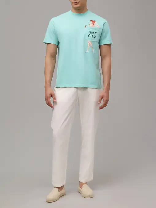 Футболка хлопковая MC2 SAINT BARTH