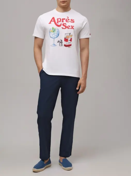 Футболка хлопковая MC2 SAINT BARTH