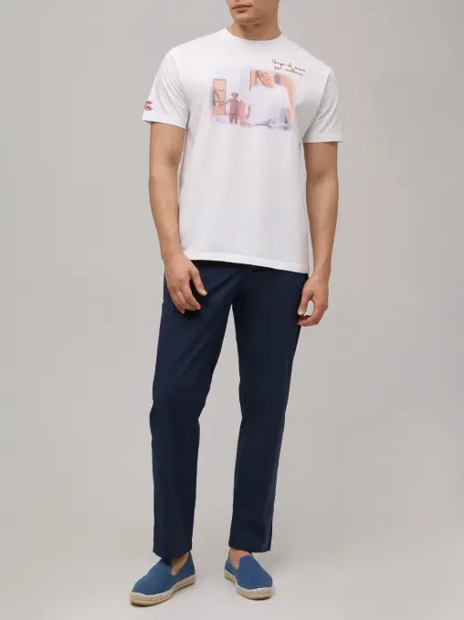 Футболка хлопковая MC2 SAINT BARTH