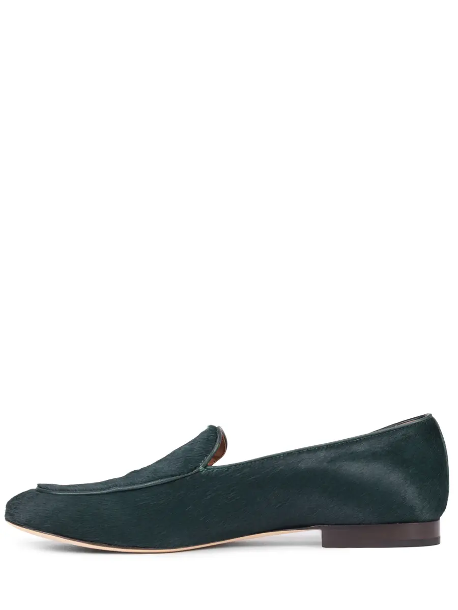 Лоферы однотонные