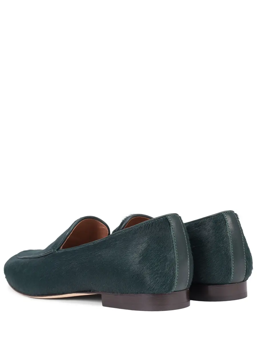 Лоферы однотонные