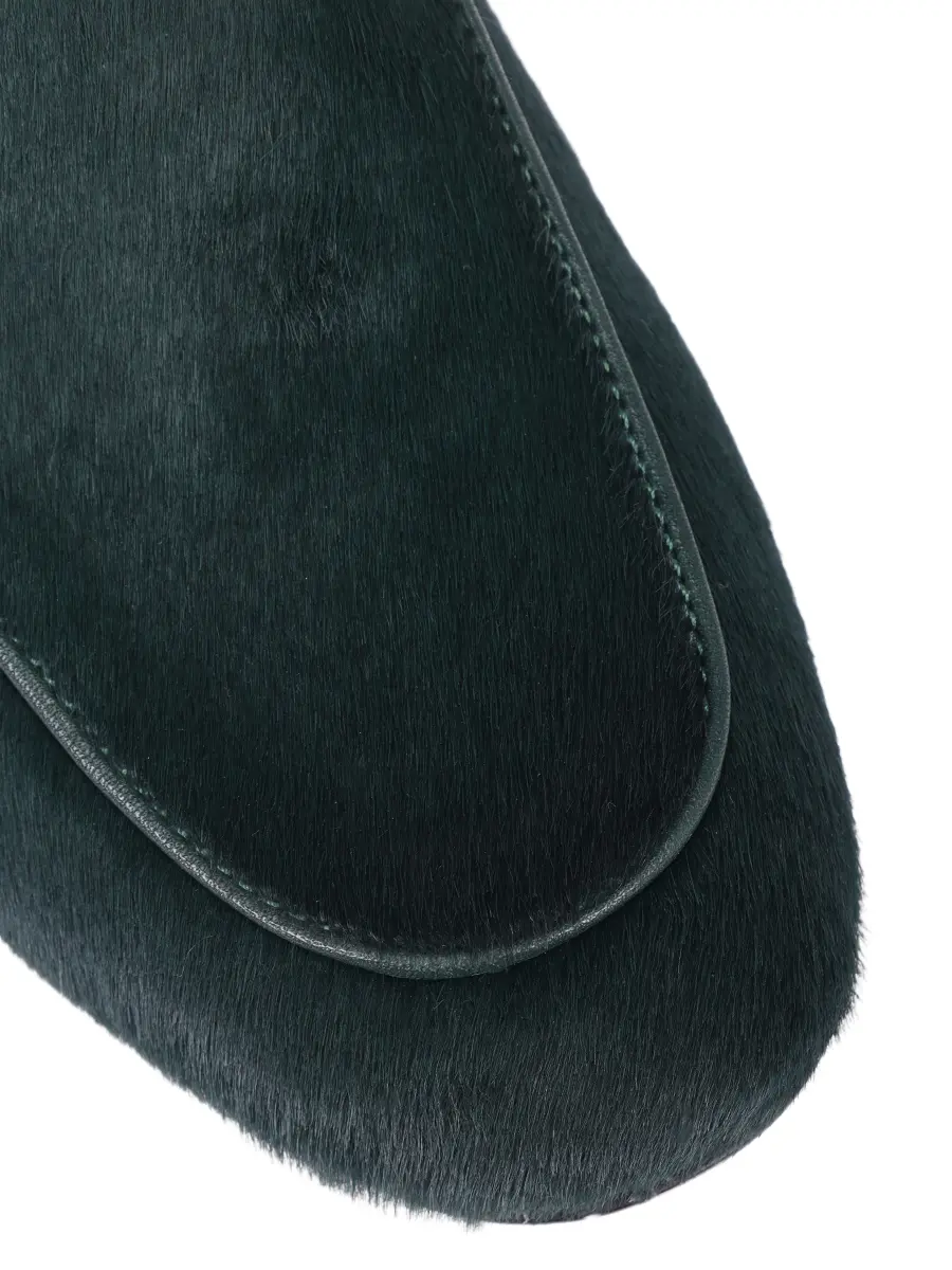 Лоферы однотонные