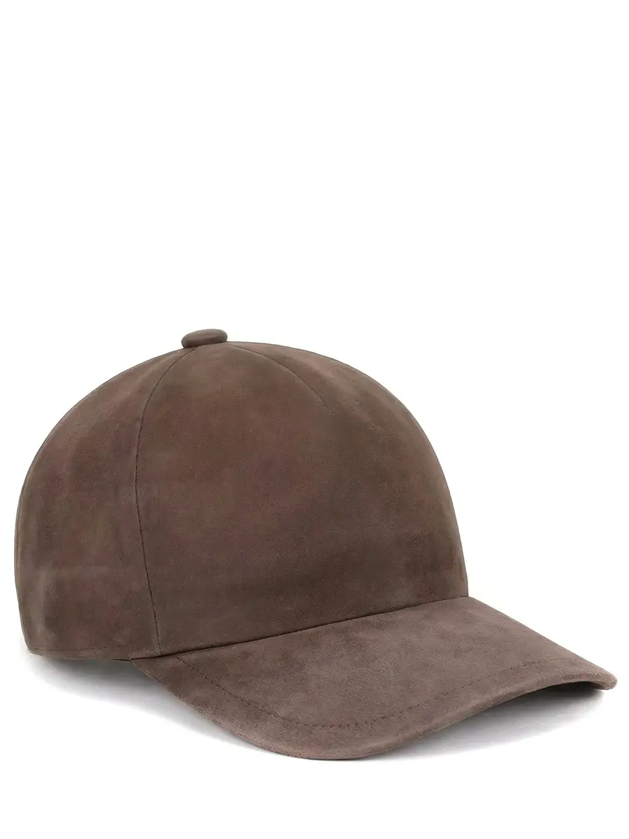 Бейсболка замшевая